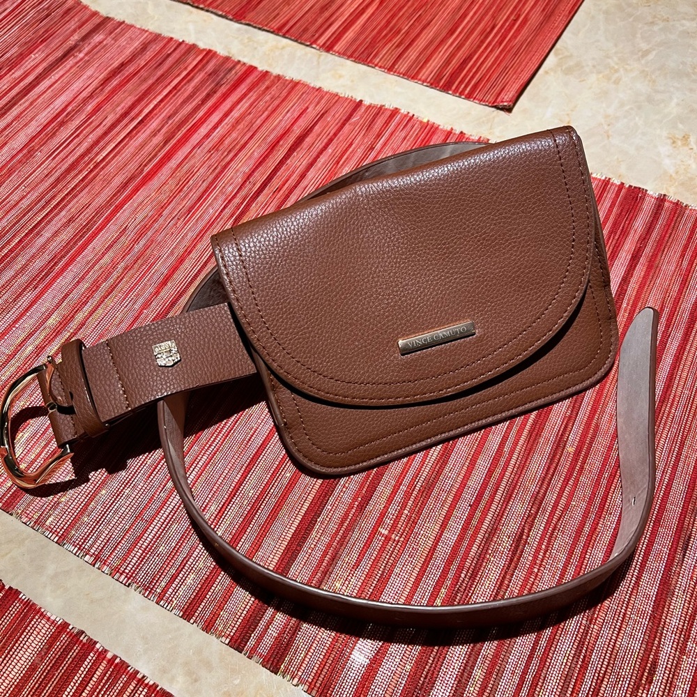 Vince Camuto Pebble Grain Belt Bag
